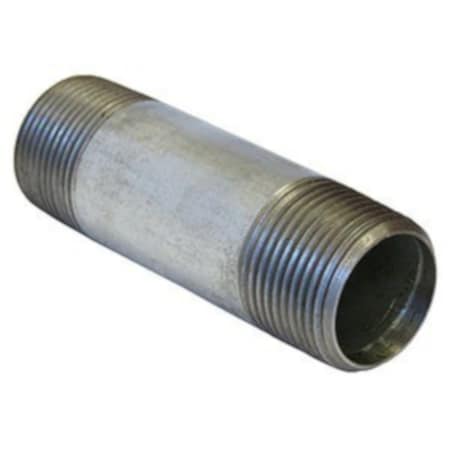 Seminole Anvil 1/8 in. MPT Galvanized Steel 3-1/2 in. L Nipple 8700147054